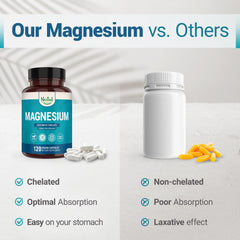 Nested Naturals Magnesium Glycinate facts panel highlights 200 mg per serving.
