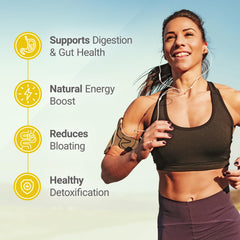 Nested Naturals Pineapple Mango flavor in a glass for refreshing hydration