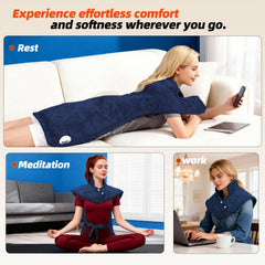 Netraty heating pad demonstrates even heat distribution without hotspots