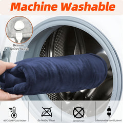 Netraty pad shown as machine-washable with detachable cord