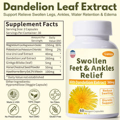 Netrca vegan capsules closeup, easy-to-swallow daily edema relief