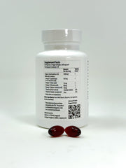 NeuEve 60-vegan-softgels bottle highlighted for a 1-month supply
