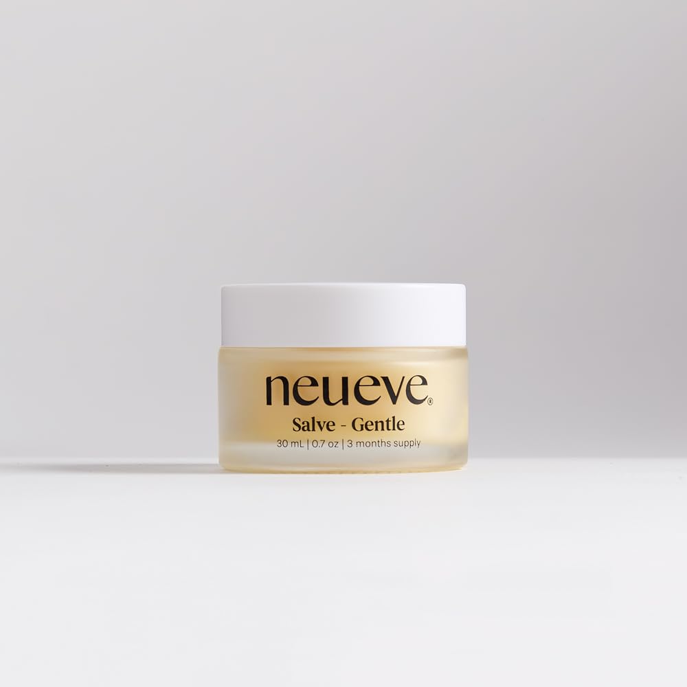 NeuEve Salve Gentle 20g jar shown for hormone-free intimate moisture