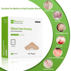 NeuHeils burn care dressing shows comfort and protection.