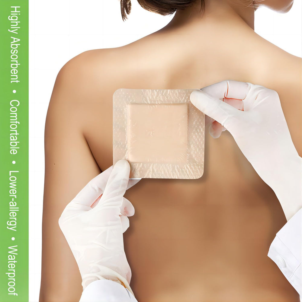 NeuHeils dressing absorbent pad 2.5x2.5in supports exudate control