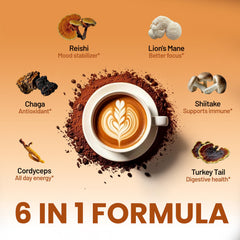 NEUMINA Mushroom Coffee measuring scoop illustrates easy portioning