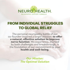 Neuro Health active lifestyle scene with capsules supporting daily mobility