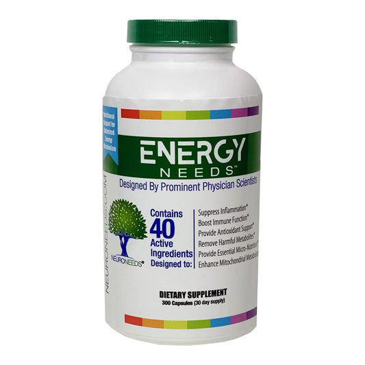 Neuro Needs EnergyNeeds bottle front for daily energy support.