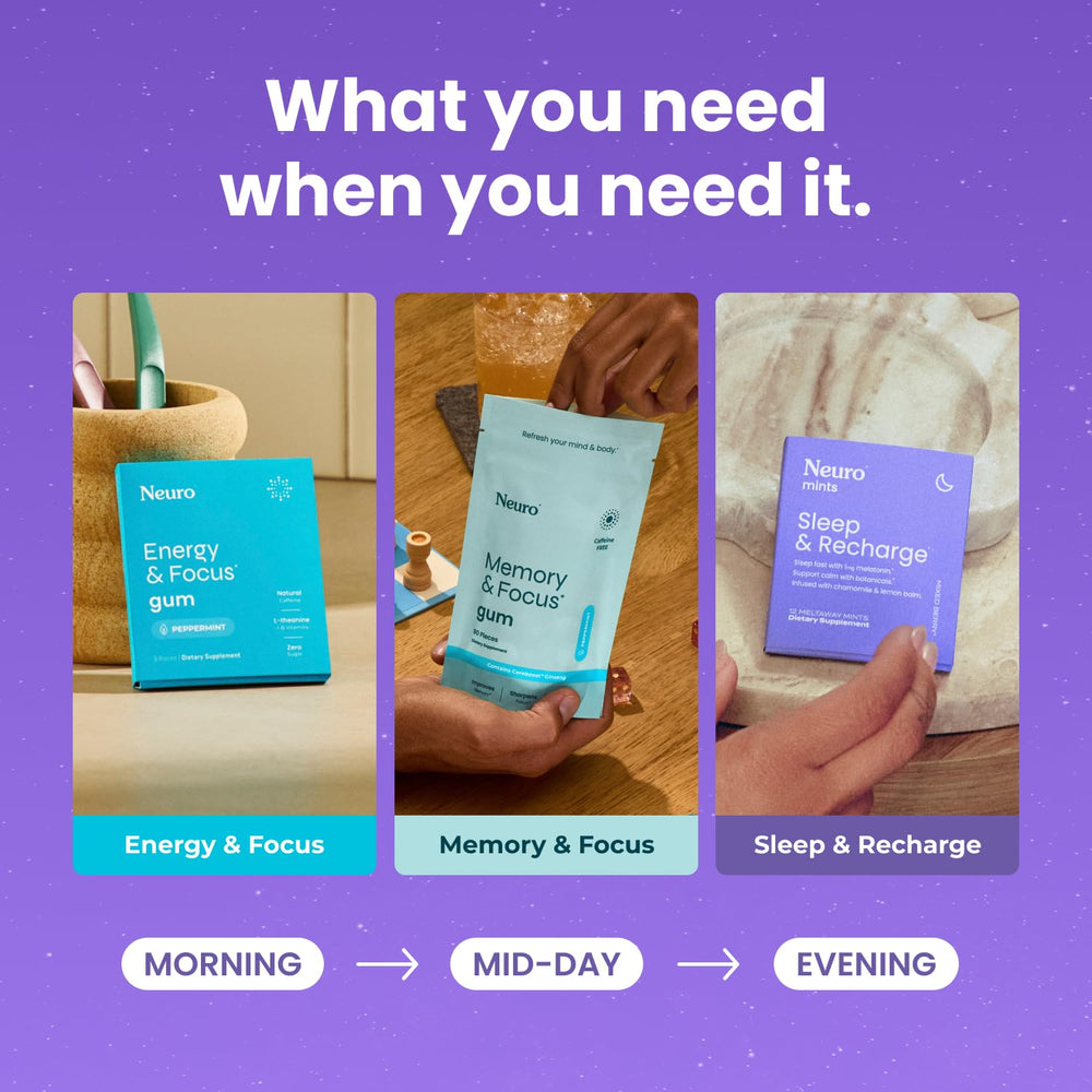 Neuro Sleep Meltaway Brand Promise reinforces science-backed, clean ingredients for better evenings