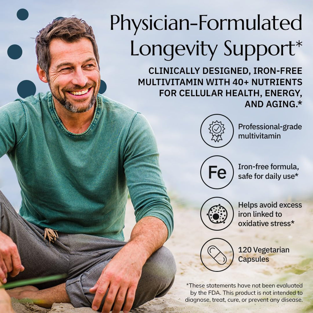 Neurobiologix Longevity Multi capsules ready for daily supplementation
