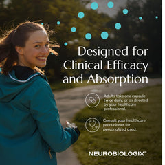 Daily-use setup with Neurobiologix Methyl Folate Plus bottle