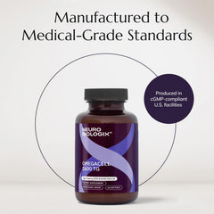Neurobiologix OmegaCell 1600 TG gluten-free and non-GMO label
