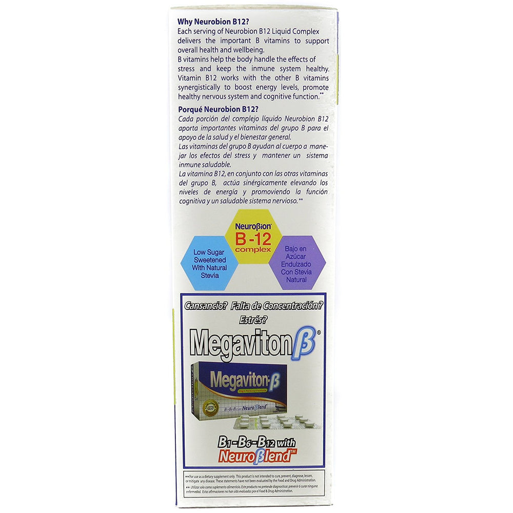 Neurobion B12 Liquid Citrus serving portion showcasing easy daily use