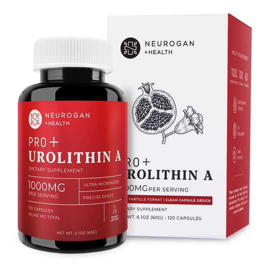 Neurogan Urolithin A PRO bottle front view for daily wellness support.