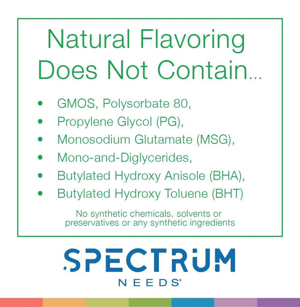 Glass with SpectrumNeeds dissolved, ready to sip with berry flavor
