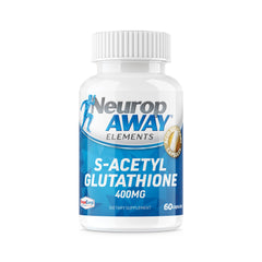 NeuropAWAY Elements bottle front with acid-resistant capsules for daily energy.