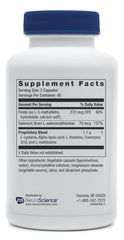 NeuroScience Calm G label close-up showing key nutrients