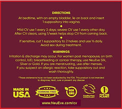 NeuEve CV Ease packaging label emphasizing natural, food-grade ingredients.