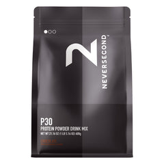 NeverSecond P30 Recovery Drink Mix in chocolate flavor with 15 servings for post-workout recovery