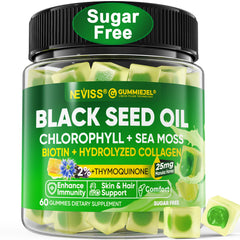 Neviss black seed oil gummies bottle for daily wellness