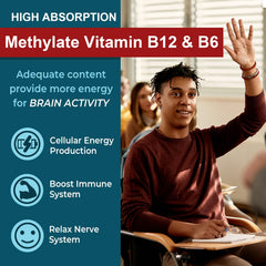 NEVISS Brain Focus Gummies packaging back with ingredient list and key benefits.
