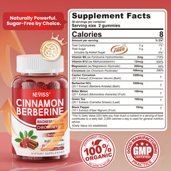 NEVISS serving shot highlights convenient, bite-sized, sugar-free routine.