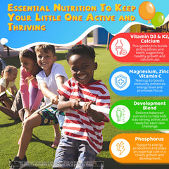 Neviss D3 K2 gummies support immune wellness in kids.