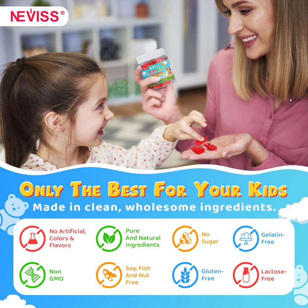 Neviss D3 K2 are non GMO and gluten-free.