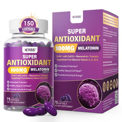 NEVISS Melatonin 100mg liposomal bottle with the premium formula for energy support