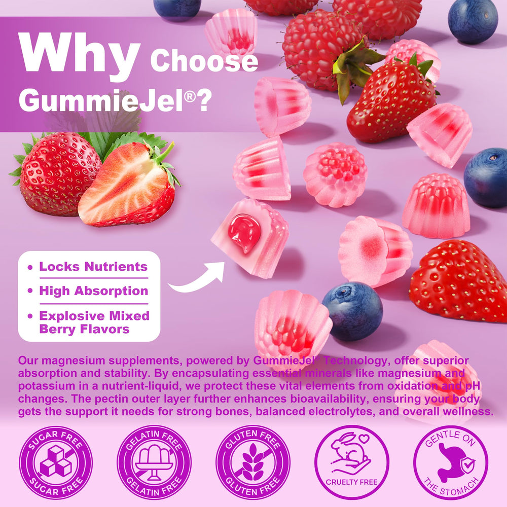 NEVISS mixed-berry flavor shell protects nutrients for steady release