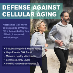 Neviss Nicotinamide Gummies bottle showing allergen-free labeling.