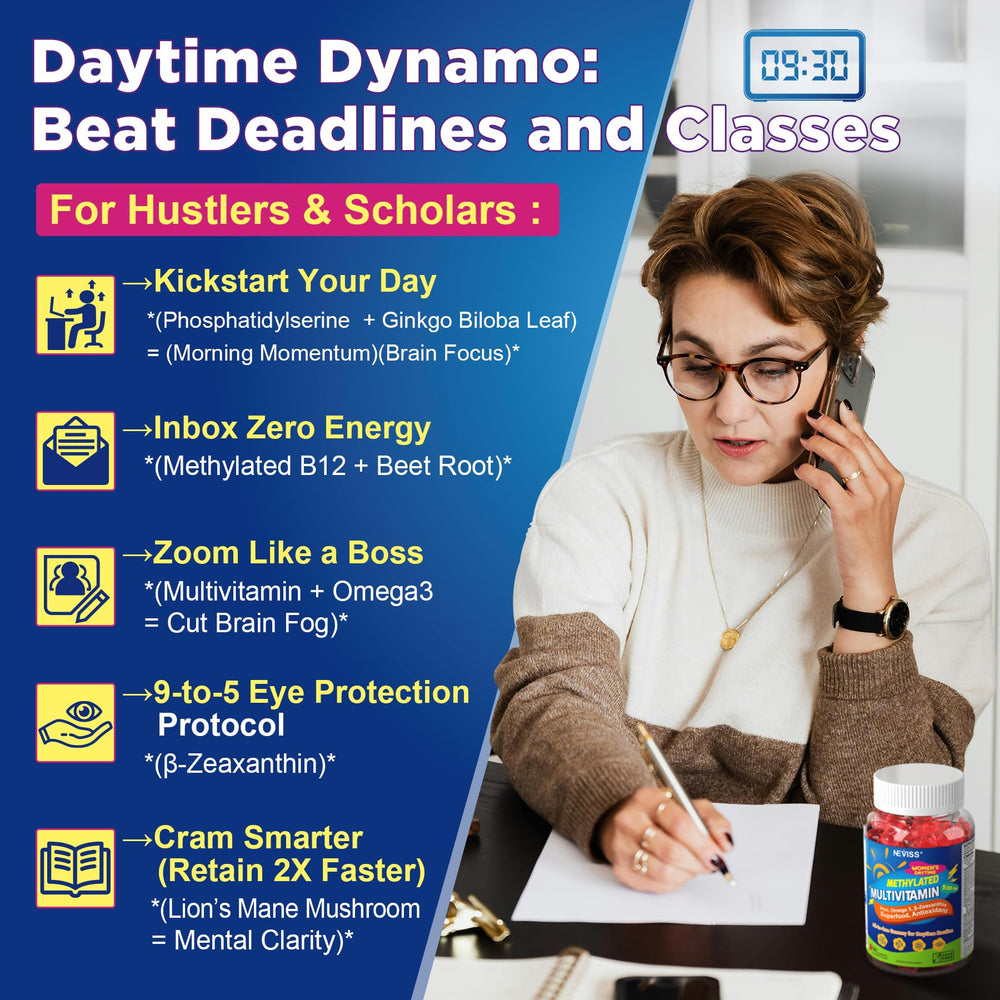 NEVISS rhodiola and ginkgo daytime formula aids adaptive focus