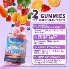 NEVISS vegan sugar-free label highlights lifestyle-friendly nutrition.