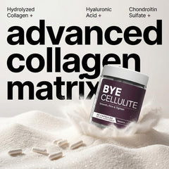 Nevora Labs Bye Cellulite skin texture close-up highlighting smoothing potential.