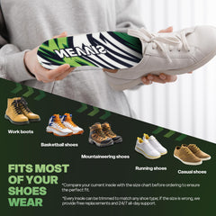 NEVVIS Dynamic Spring insole uses moisture-wicking top to reduce odor.