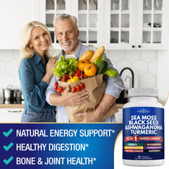 NEW AGE ashwagandha extract capsules promoting calm energy for modern life.