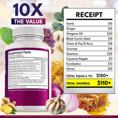 NEW AGE Black Cumin Seed capsules shown for flavor-enhanced wellness synergy.
