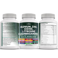 NEW AGE bottle-120-count-label emphasizes convenient daily supplementation.