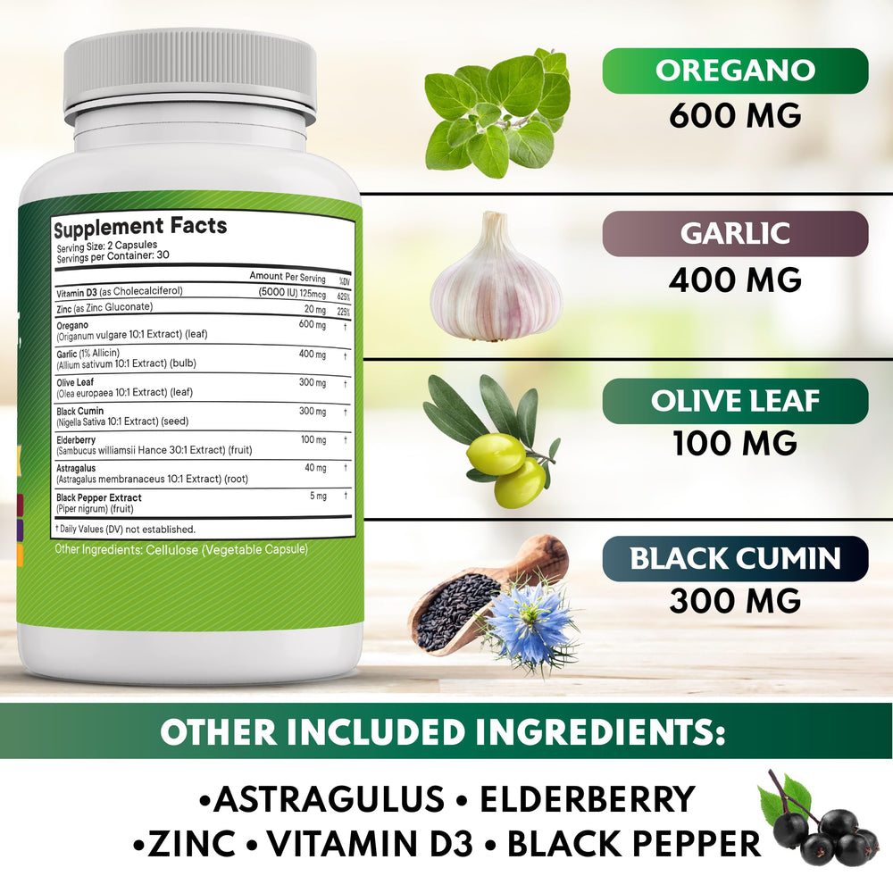 New Age ingredients vetted label closeup communicates trusted formula.
