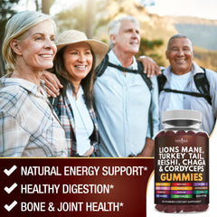 NEW AGE Mushroom 20+ mushrooms blend label signals broad component variety