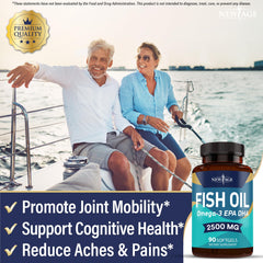 New Age Omega-3 label confirms gluten-free and non-GMO status.