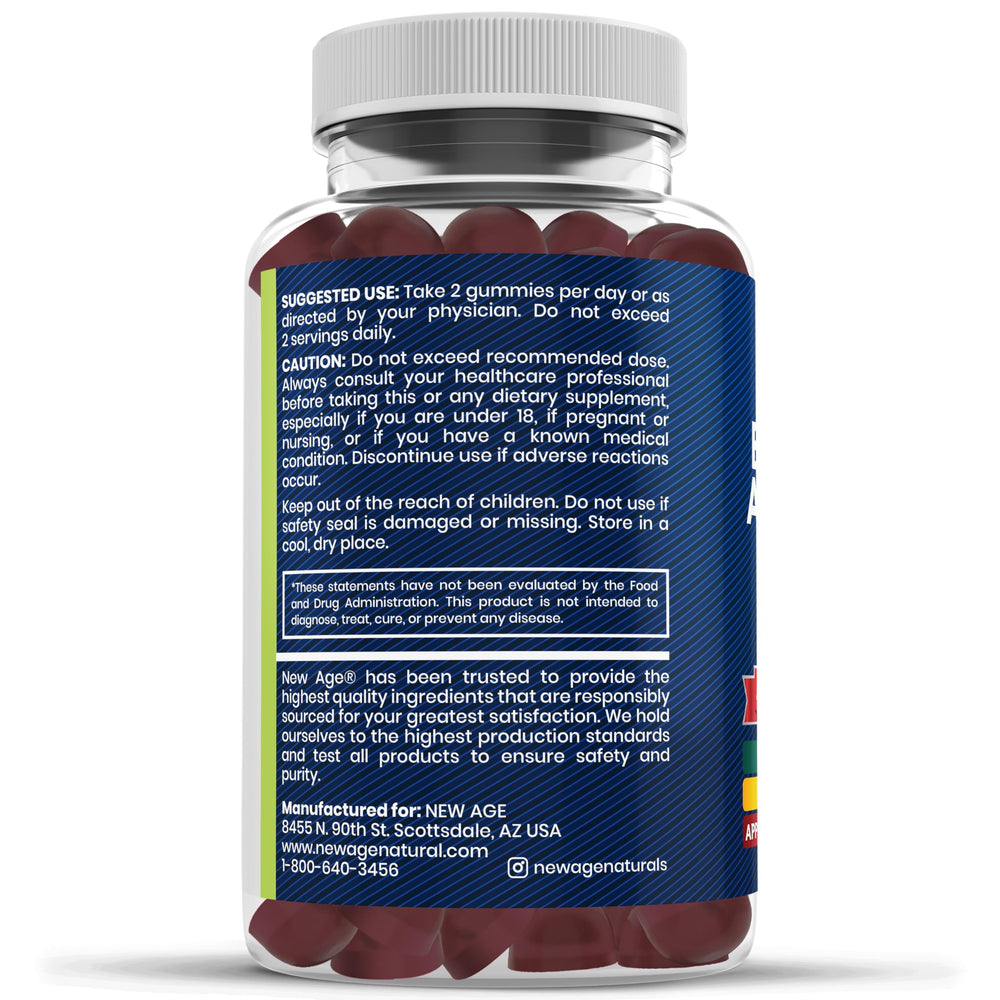NEW AGE Sea Moss Gummies in use suggest a simple daily routine.