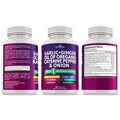 NEW AGE Spice panel shows natural ingredients
