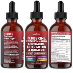 NEW AGE Turmeric Panax Ginseng blend bottle for versatile use.