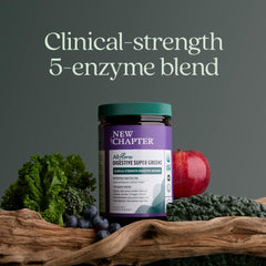 New Chapter All-Flora Digestive Super Greens scoop illustrates simple daily use.