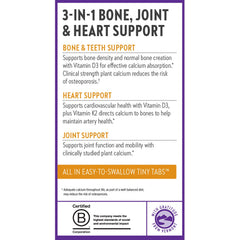 New Chapter bottle and label show bone and joint support benefits.