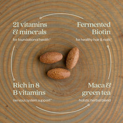New Chapter Energy Multivitamin packaging box emphasizing organic ingredients and certifications.
