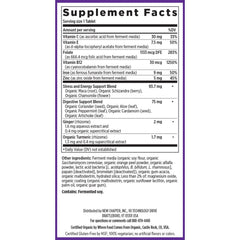 New Chapter Iron with turmeric, maca and ginger indicating natural synergy.