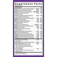 New Chapter Men 50+ multivitamin capsules highlight whole-food ingredients for immune support.