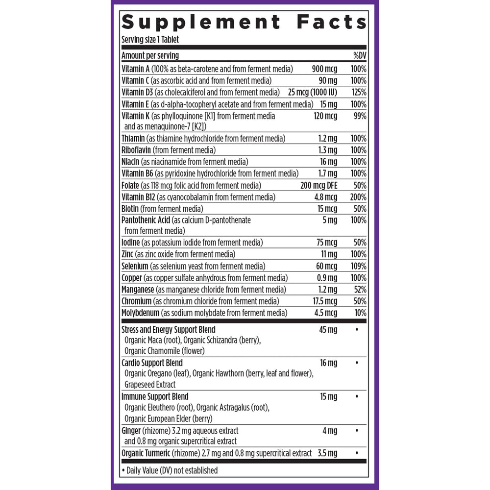 Bottle glow with energy and immune support messaging